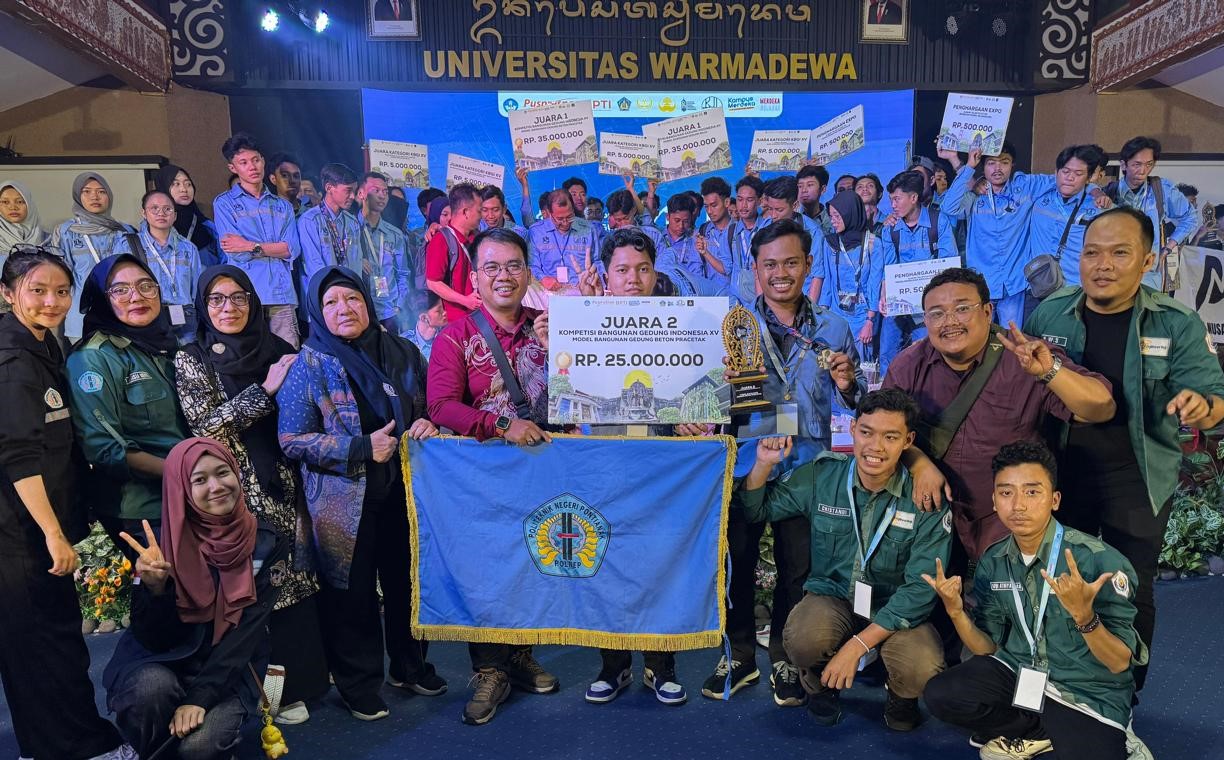 Juara 2 Lomba KBGI Bidang Bangunan Gedung Beton Pracetak 2024